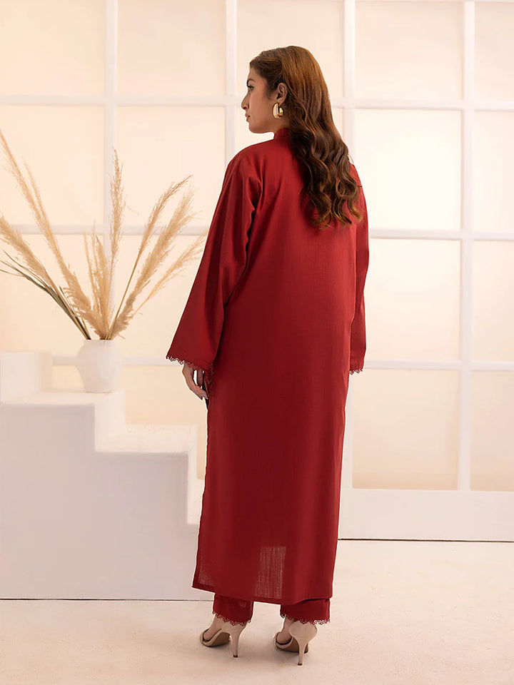 Salitex Women Solids Khaddar 2 Piece Suit SPW6BS126 - Winter Collection