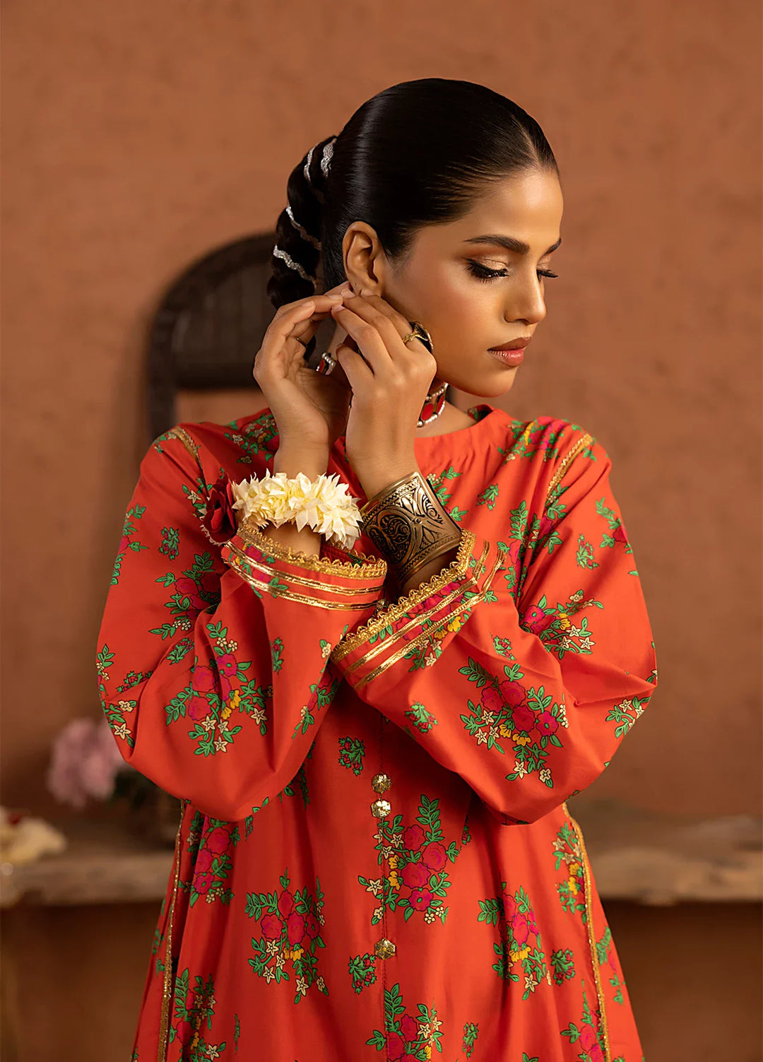 Salitex Women Printed Cambric 1 Piece Shirt SPL1PBE074 - Summer Collection