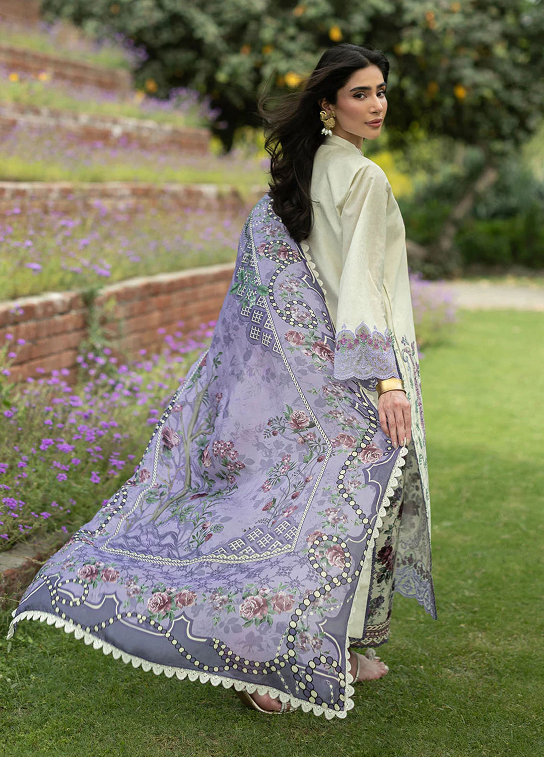 Zainab Chottani Unstitched Embroidered Jacquard 3 Piece Suit ZC26ULE Kyra 04 - Eid Collection