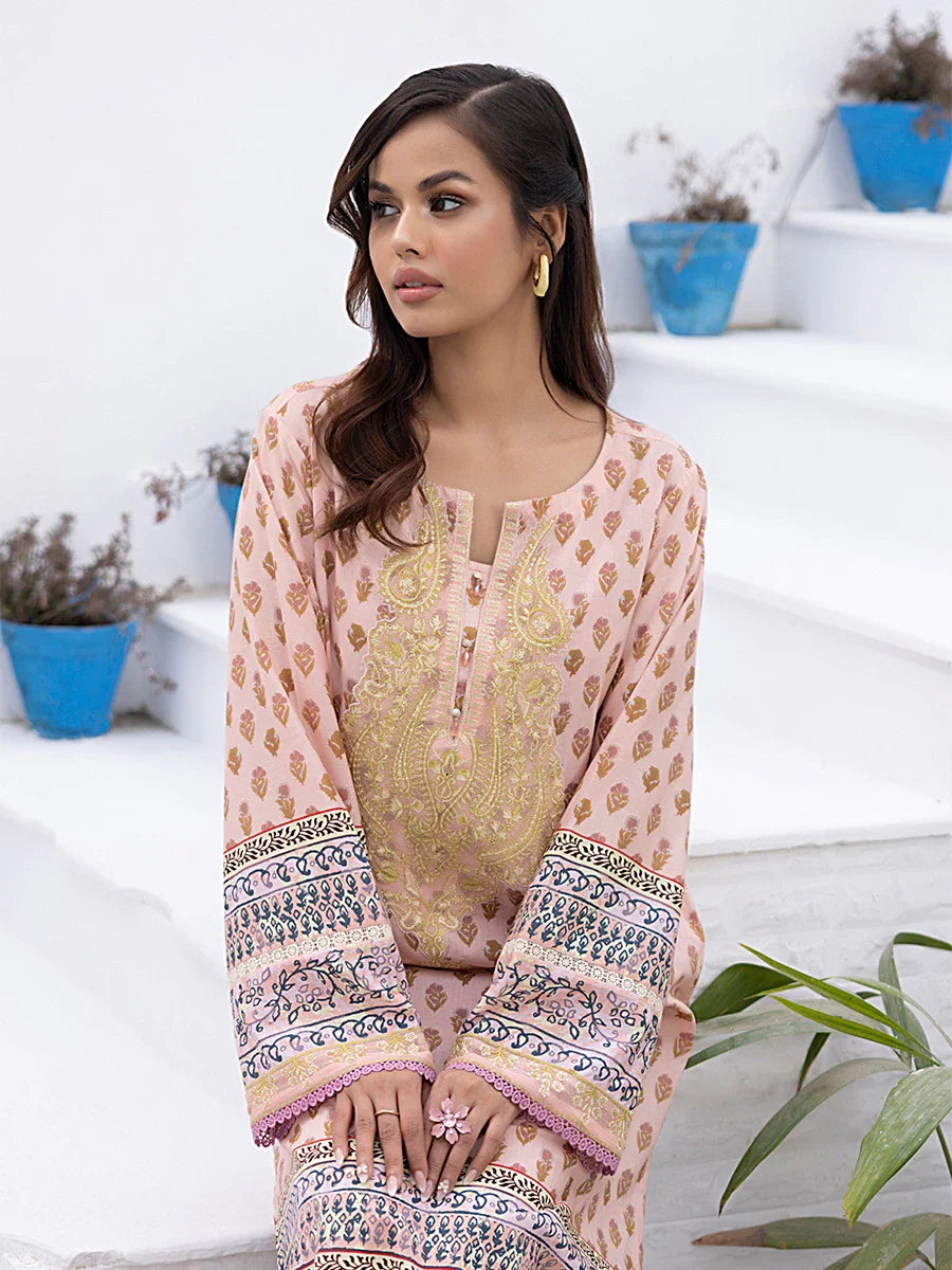 Salitex Women Embroidered 1 Piece Cambric Shirt SPL1PEE009 - Summer Collection