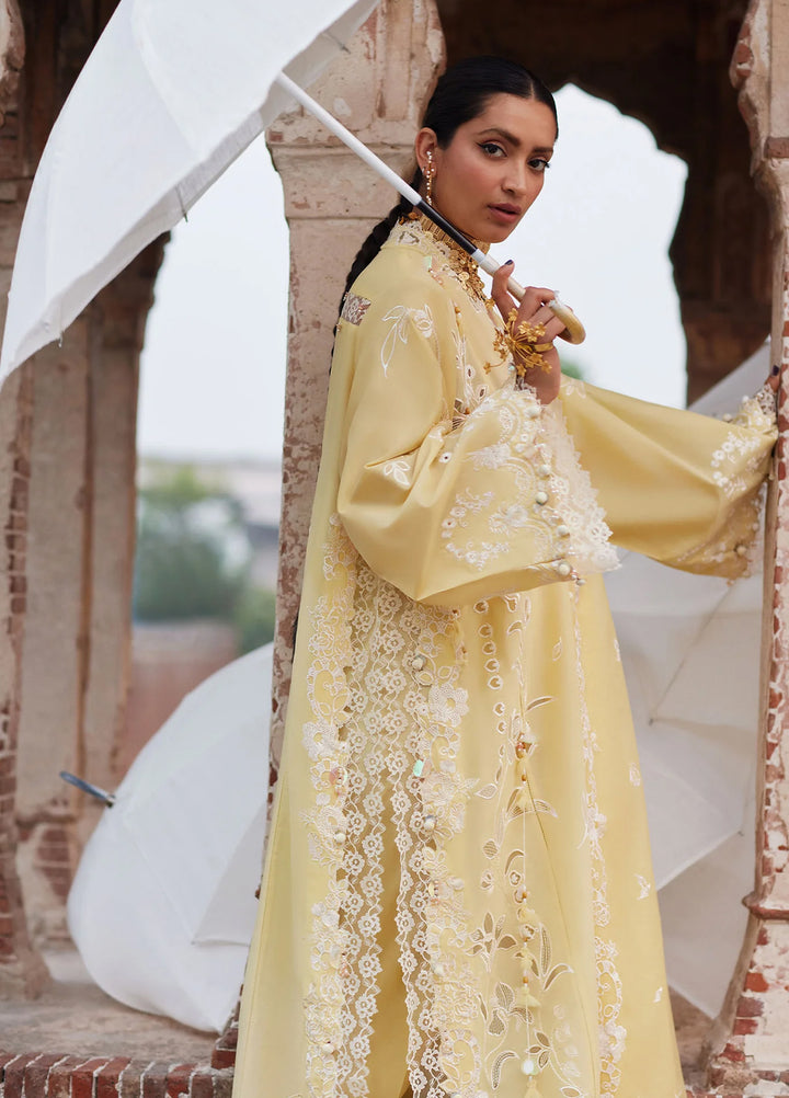 Kashmee Legacy by Elan Unstitched Embroidered Lawn 3 Piece Suit EL26ULKL Noorai EL26-06B - Festive Collection