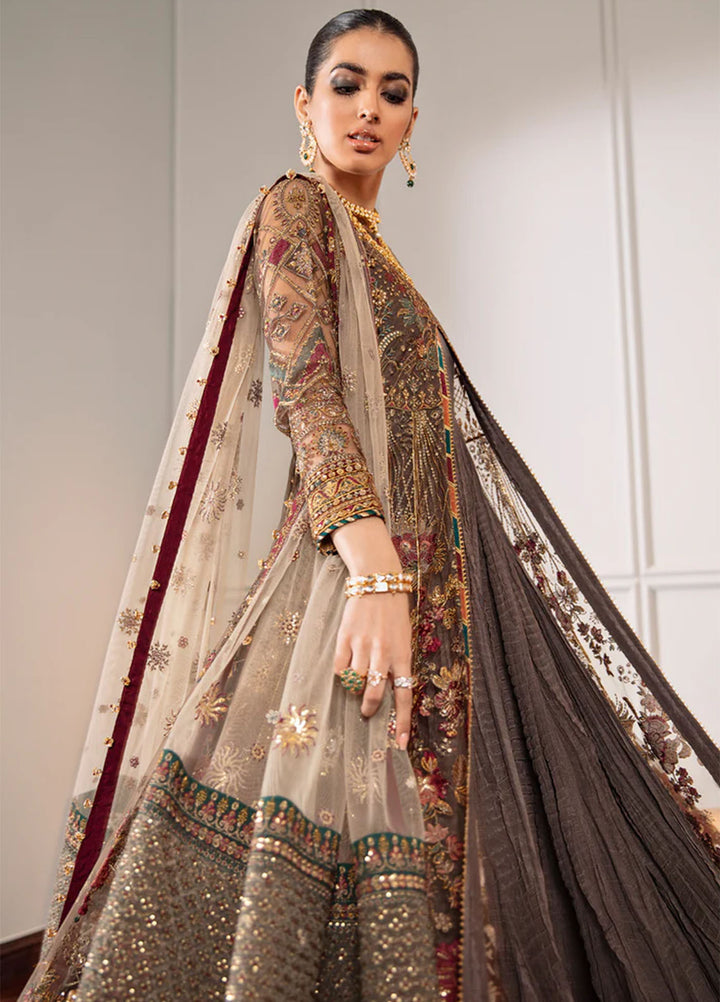 Chantelle by Baroque Unstitched Embroidered Net 3 Piece Suit BQ26UCF EC-02 - Festive Collection