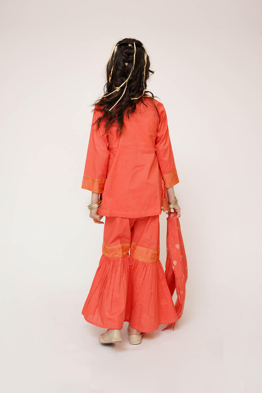 Senorita Kids RTW Embroidered Cotton 3 Piece Suit KBD-03450 Eid Collection