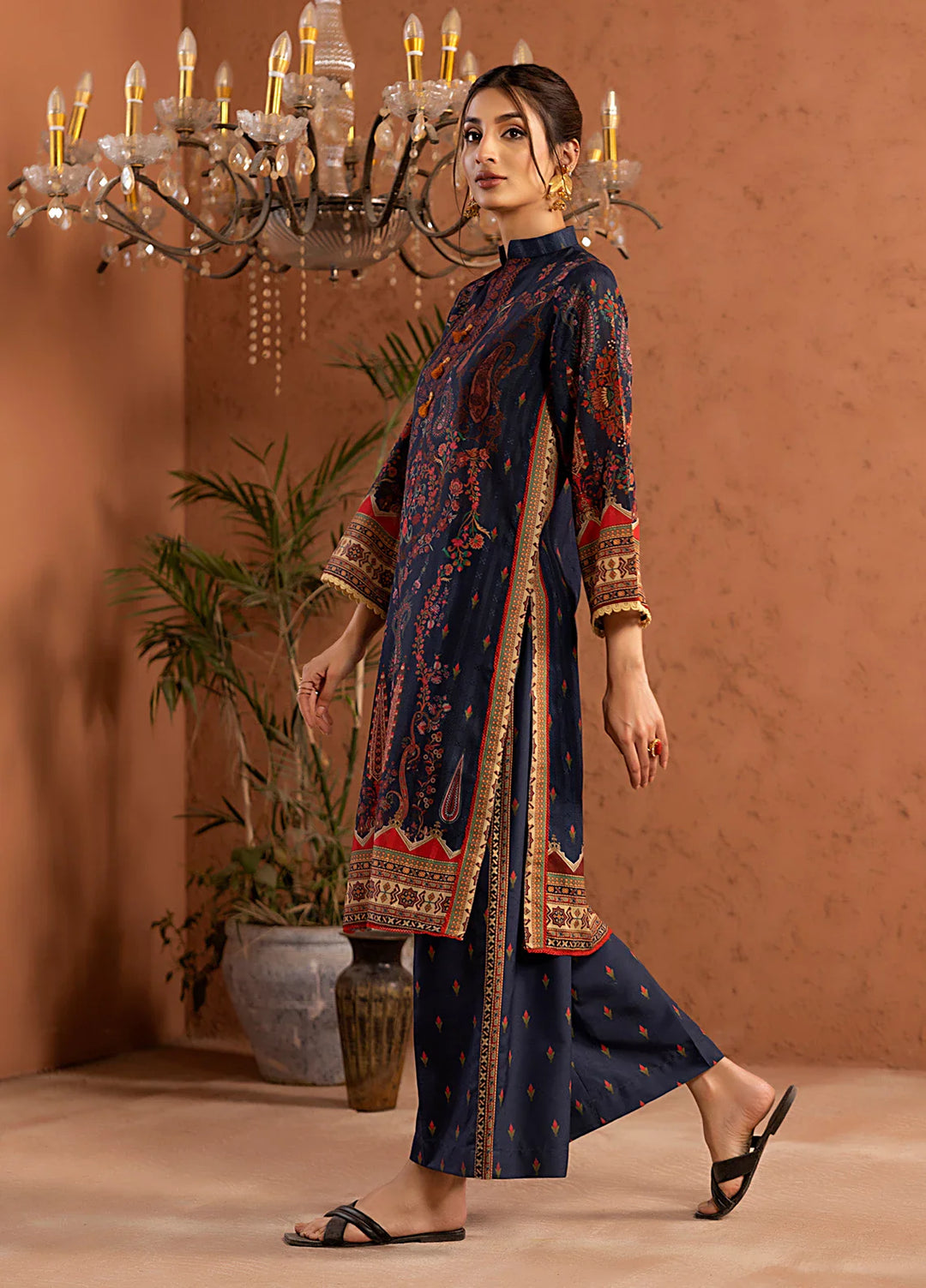 Salitex Women Printed Cambric 2 Piece Suit SPW6AP012 - Summer Collection