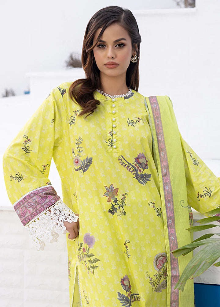 Salitex Women Printed Cambric 3 Piece Suit WRS3BA24AL25 - Winter Collection