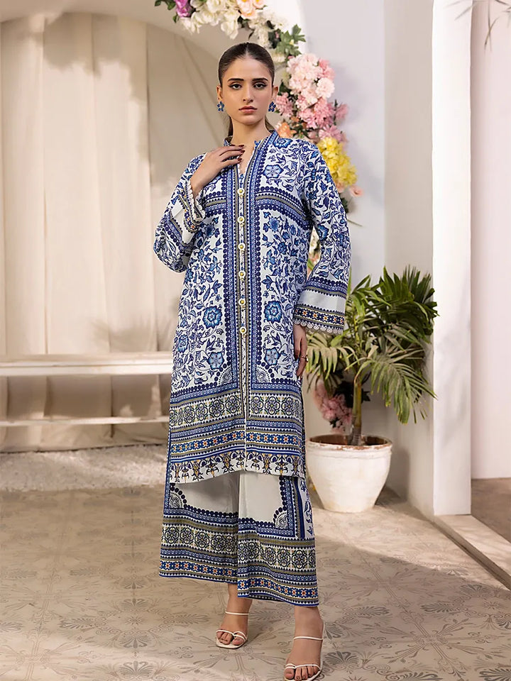 Salitex Women Printed Lawn 1 Piece Shirt SPL2PBC020-A - Summer Collection