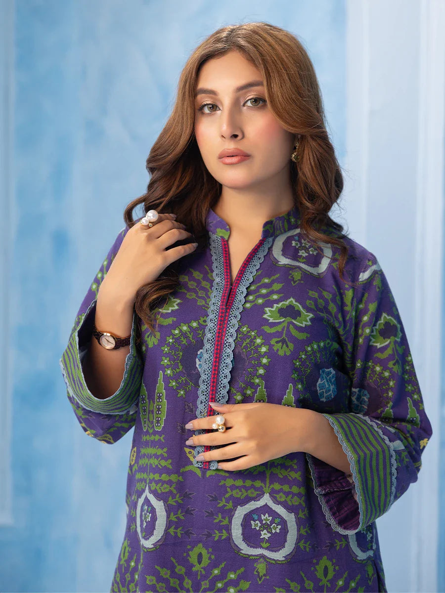 Salitex Women Printed Khaddar 2 Piece Suit WRS2BA24AL134 - Winter Collection