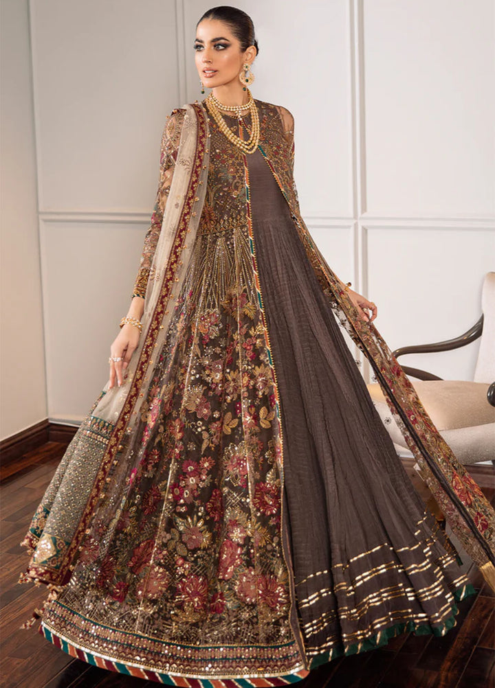 Chantelle by Baroque Unstitched Embroidered Net 3 Piece Suit BQ26UCF EC-02 - Festive Collection