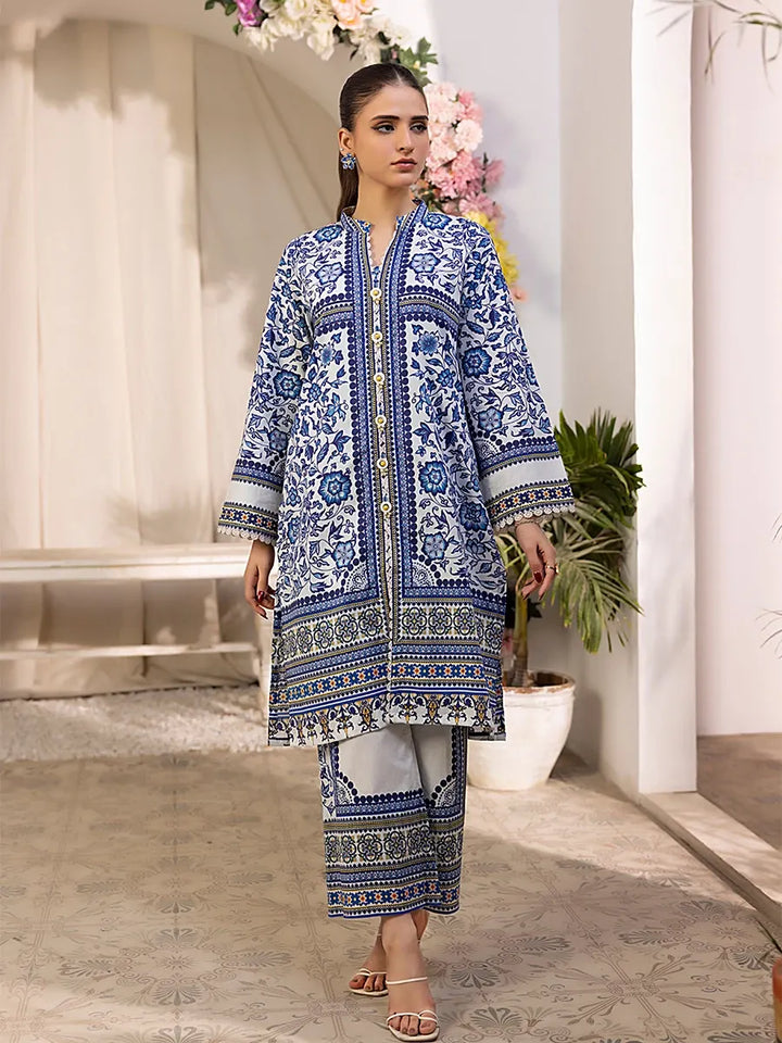 Salitex Women Printed Lawn 1 Piece Shirt SPL2PBC020-A - Summer Collection