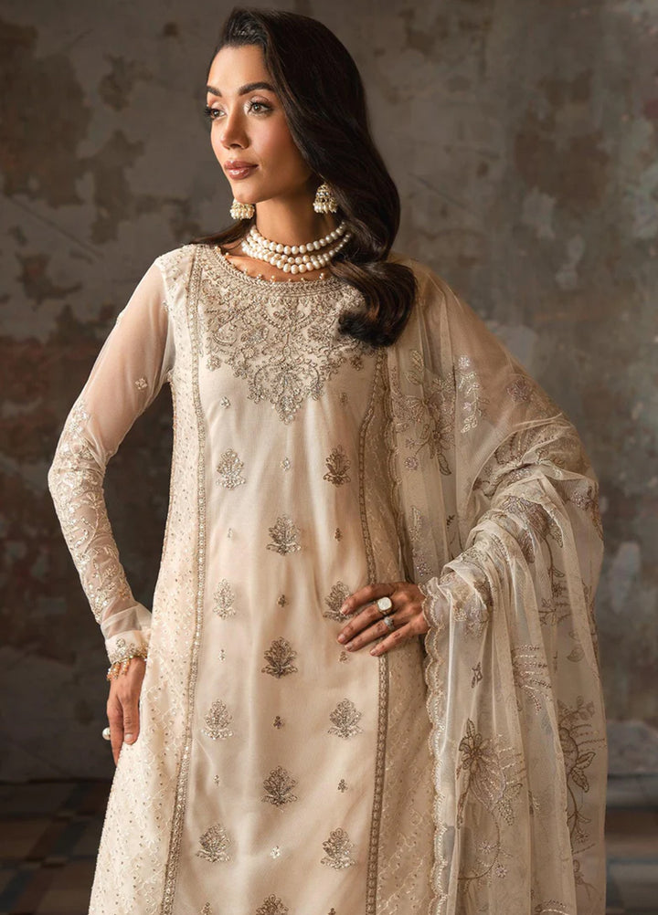 Emirah by Zarif Embroidered Net Suit Unstitched 3 Piece ZR25UF ZEF 06- Meera - Formal Collection