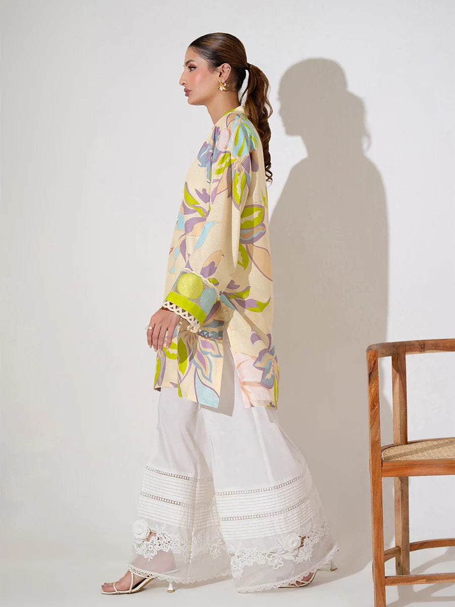 Salitex Women Printed Cambric 1 Piece Shirt WRTKBA24AL179 - Winter Collection