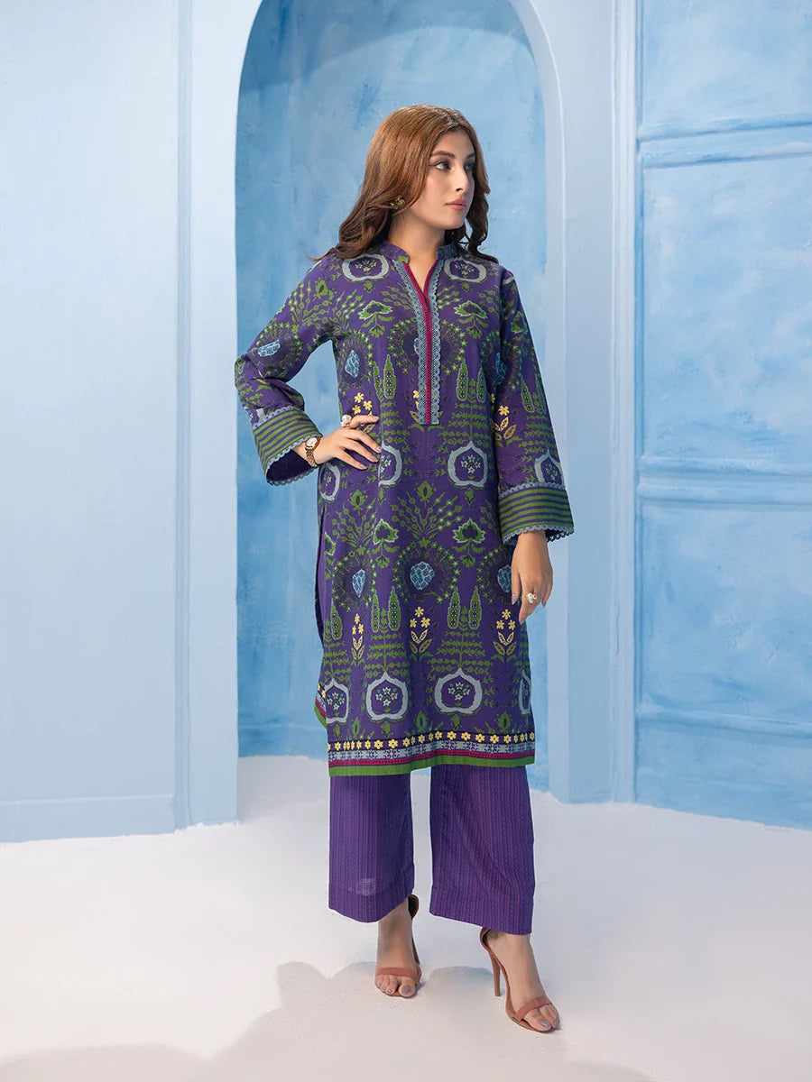 Salitex Women Printed Khaddar 2 Piece Suit WRS2BA24AL134 - Winter Collection