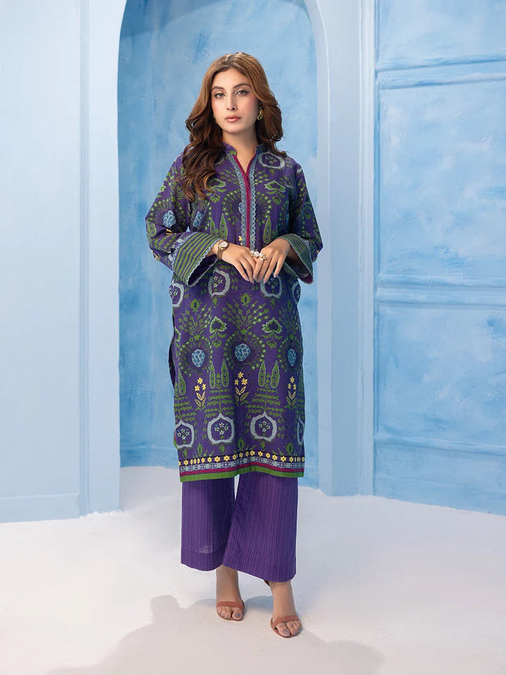 Salitex Women Printed Khaddar 2 Piece Suit WRS2BA24AL134 - Winter Collection