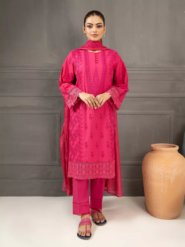 Salitex Women Embroidered Cambric 3 Piece Suit PML3PBC290 - Summer Collection