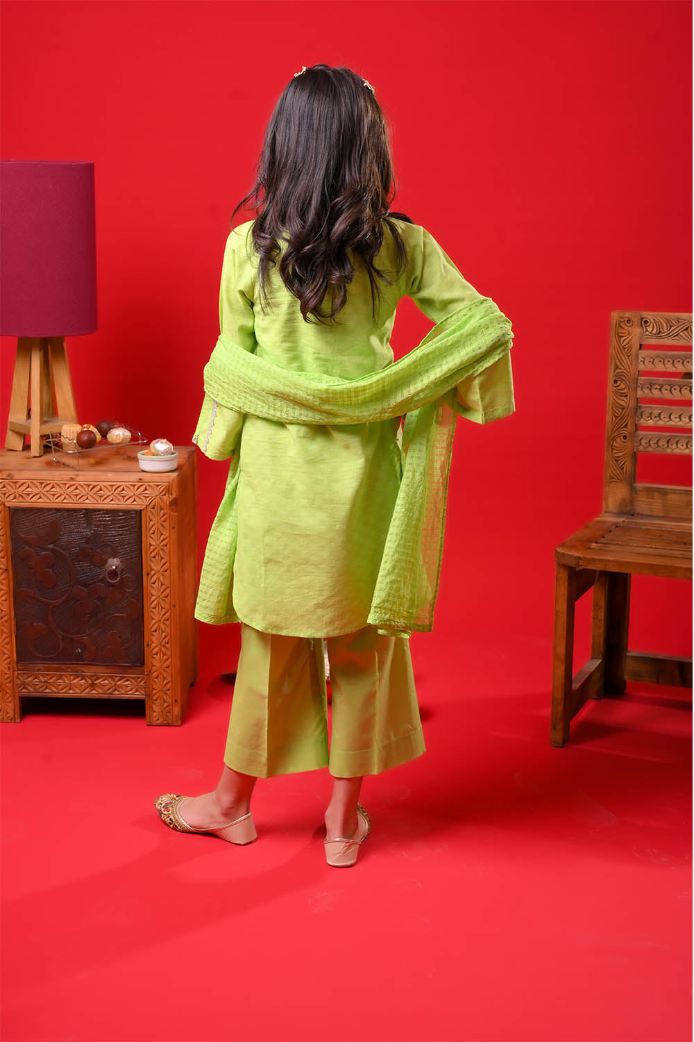 Senorita Kids RTW Embroidered Dobby Cotton 3 Piece Suit KBD-03370 Eid Collection
