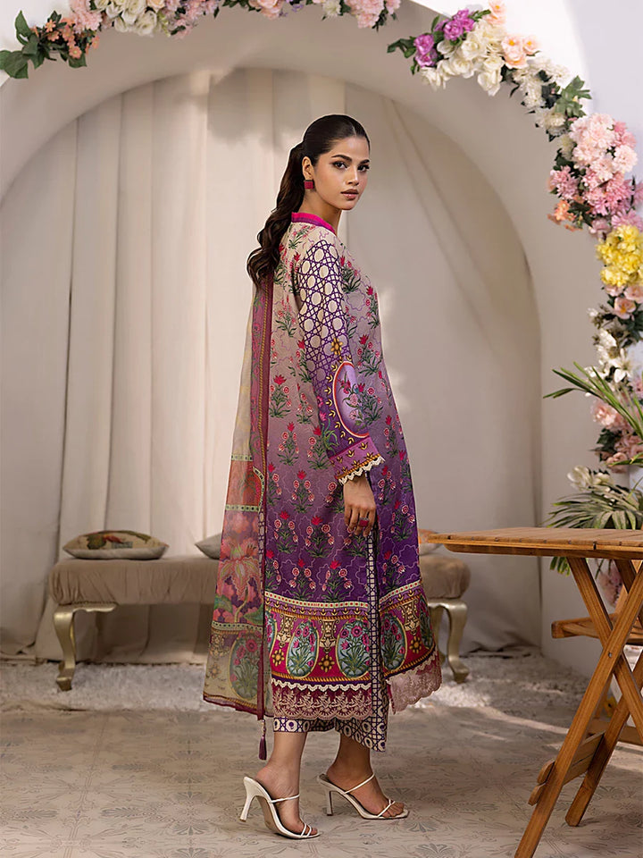 Salitex Women Embroidered Dobby 3 Piece Suit SPL3PEC045 - Summer Collection