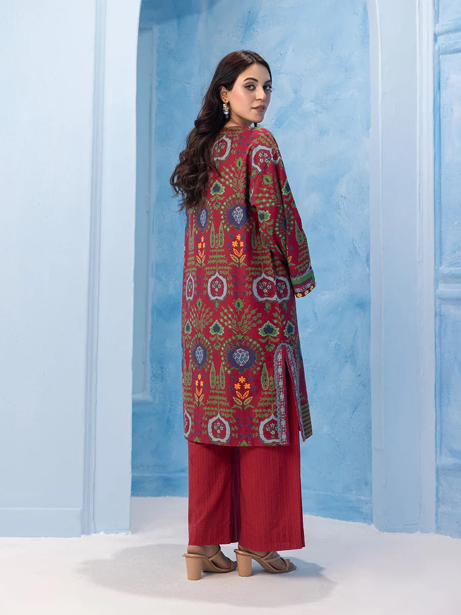 Salitex Women Printed Khaddar 2 Piece Suit WRS2BA24AL134 - Winter Collection