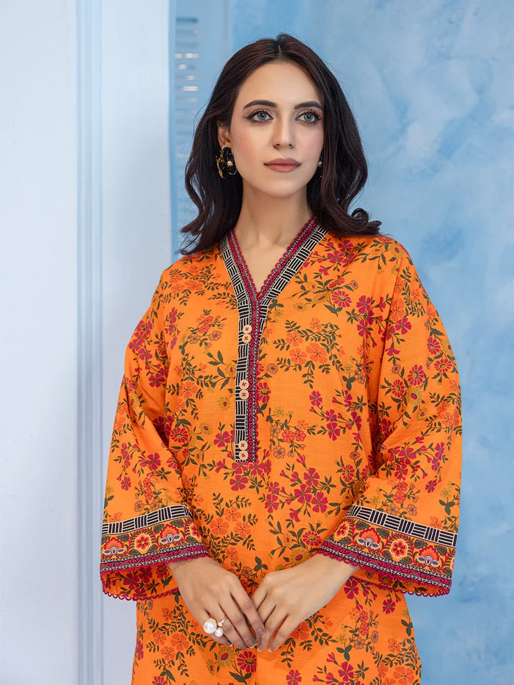 Salitex Women Printed Khaddar 2 Piece Suit WRS2BA24AL136 - Winter Collection