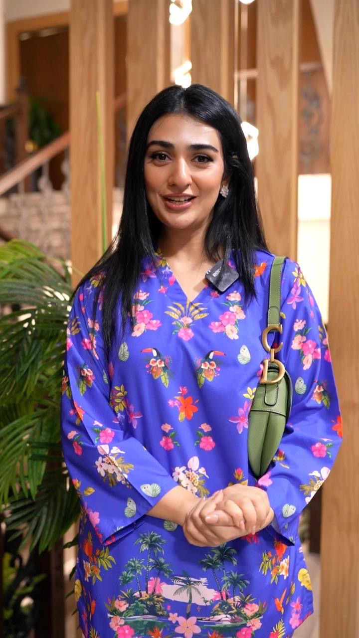 Dhaga Women Pret Printed 2 Piece Soft Crepe Pixie SS24DSP236 - Summer Collection