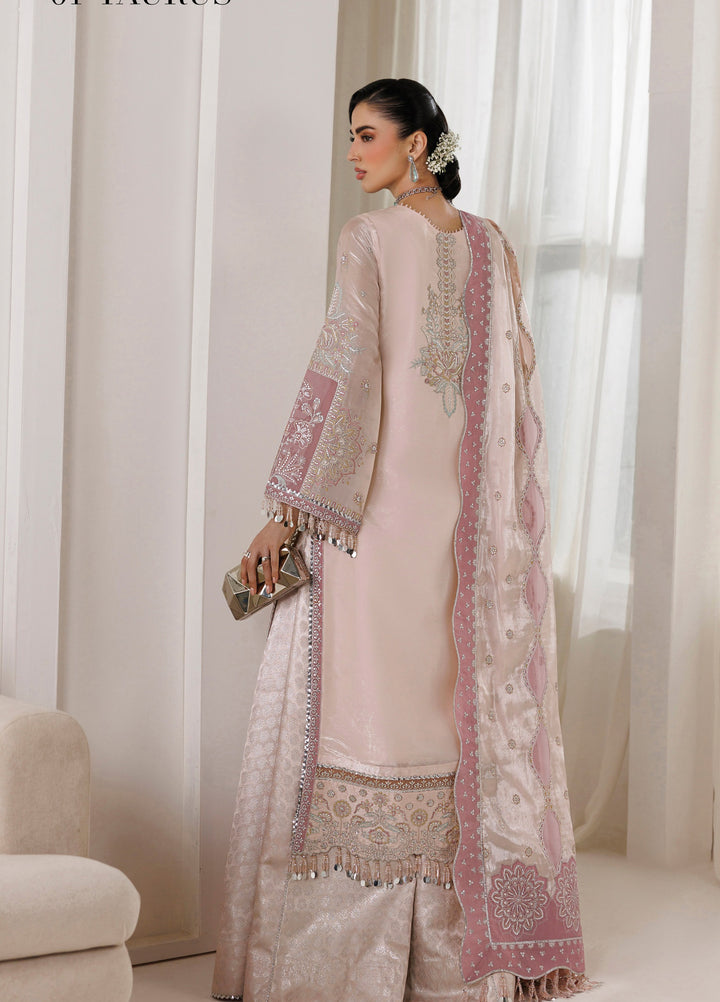 La Ruhe By Alizeh Fashion Unstitched Embroidered Sheesh Silk 3 Piece Suit AF26URW AF-CH-2262-TAURUS - Wedding Collection