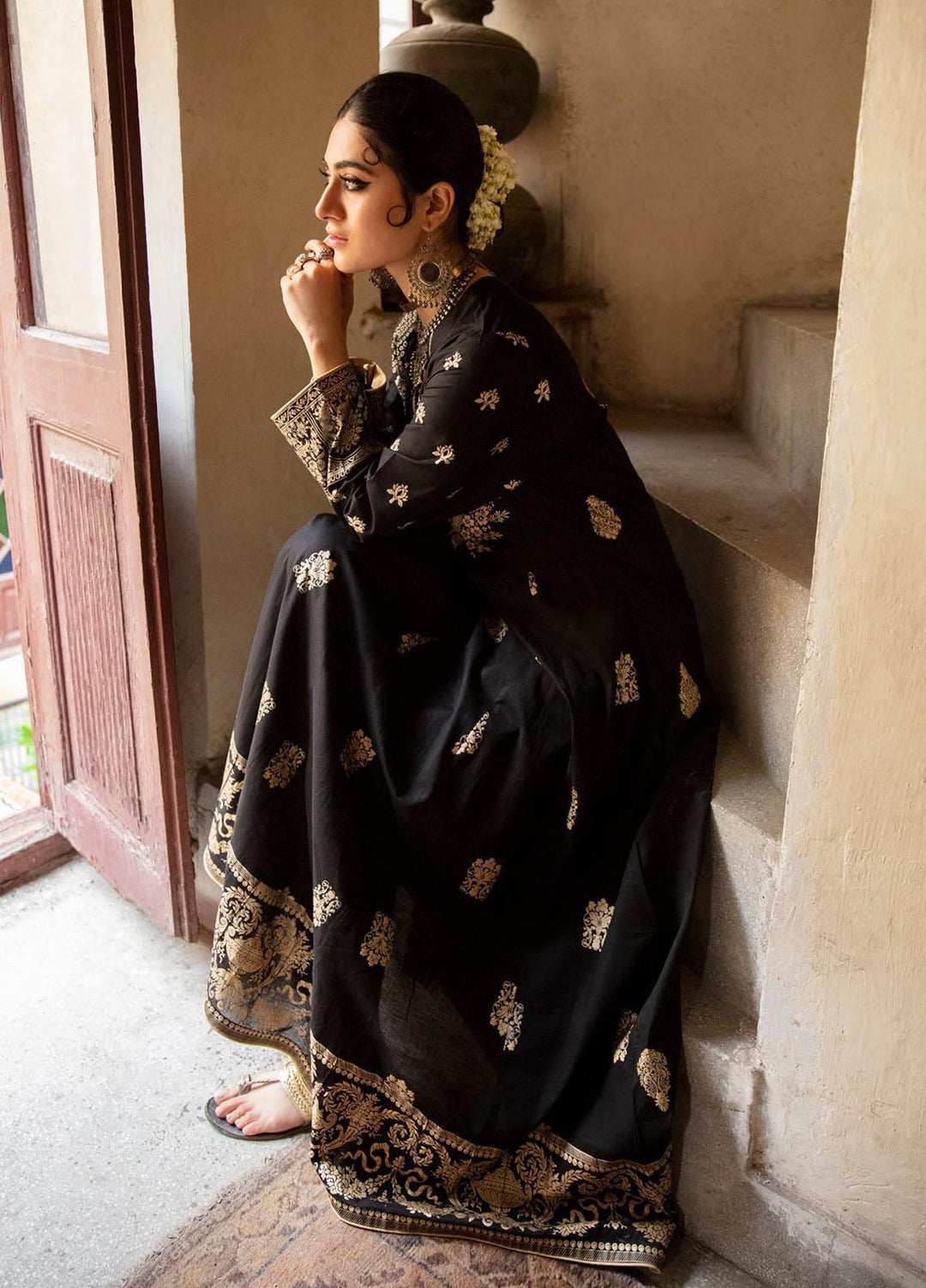 Garnet Clothing Screen Printed Lawn Stitched 2 Piece Suit CHAAND