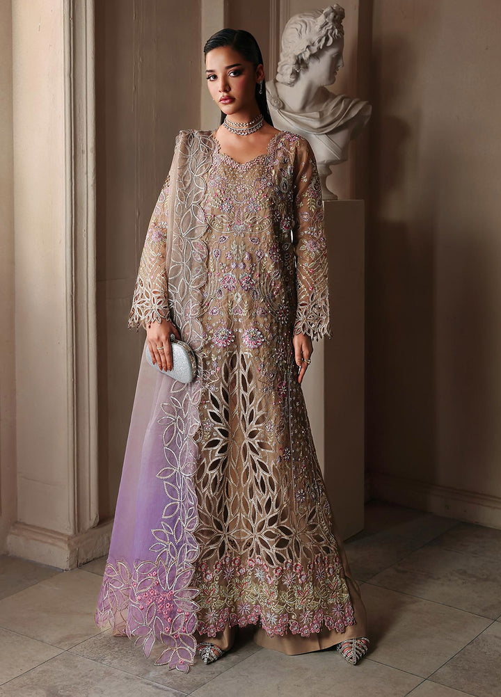 Sage by Rajbari Unstitched Embroidered Organza 4 Piece Suit RB26SW Vesper 01 - Wedding Collection