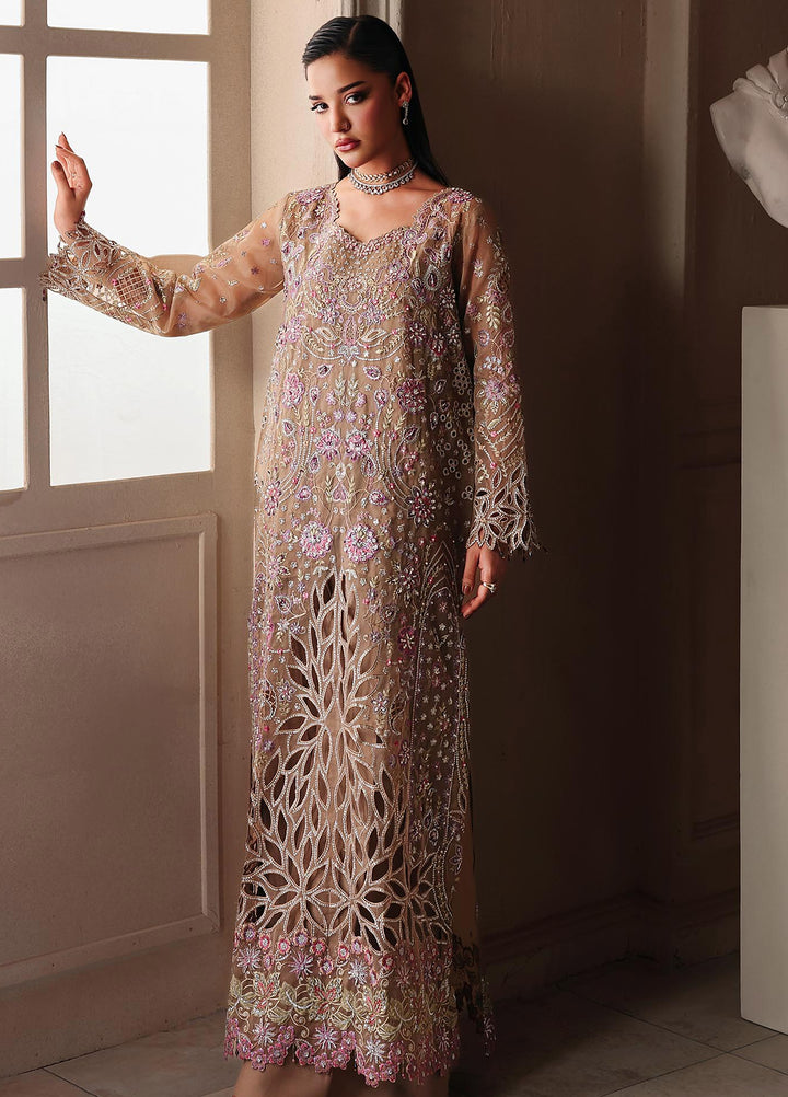 Sage by Rajbari Unstitched Embroidered Organza 4 Piece Suit RB26SW Vesper 01 - Wedding Collection