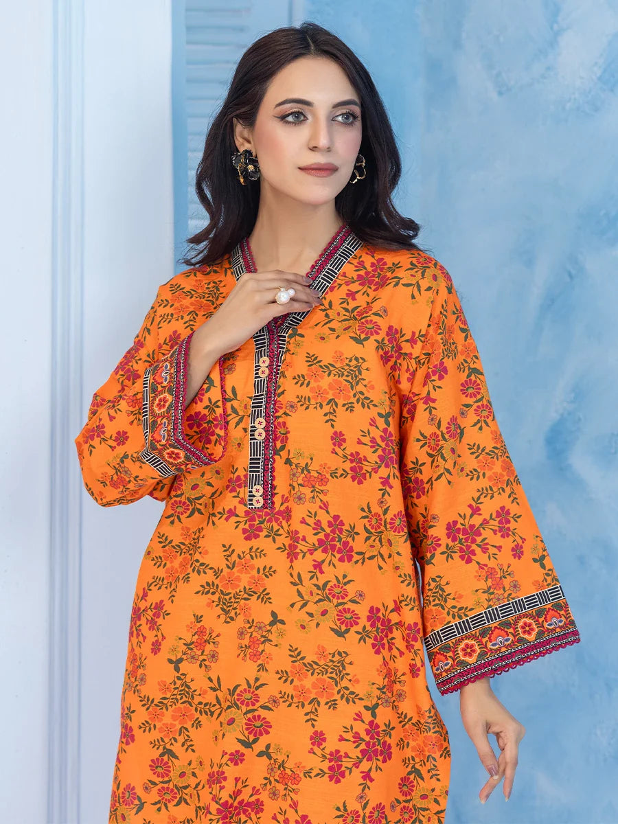 Salitex Women Printed Khaddar 2 Piece Suit WRS2BA24AL136 - Winter Collection