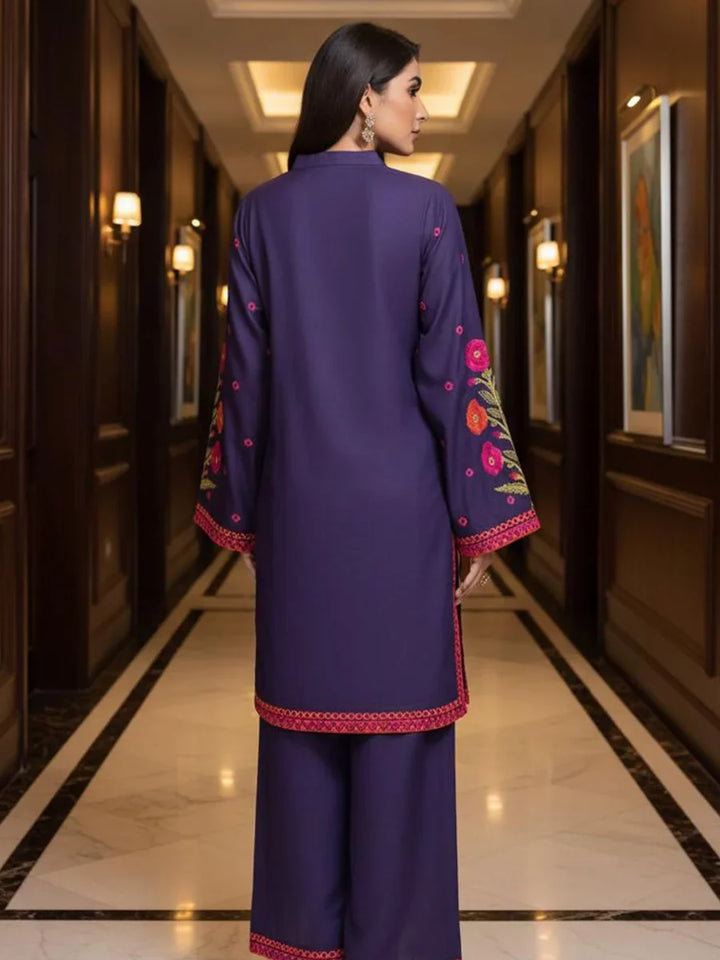 Salitex Women Embroidered Khaddar 2 Piece Suit SPW6BSE142 - Winter Collection