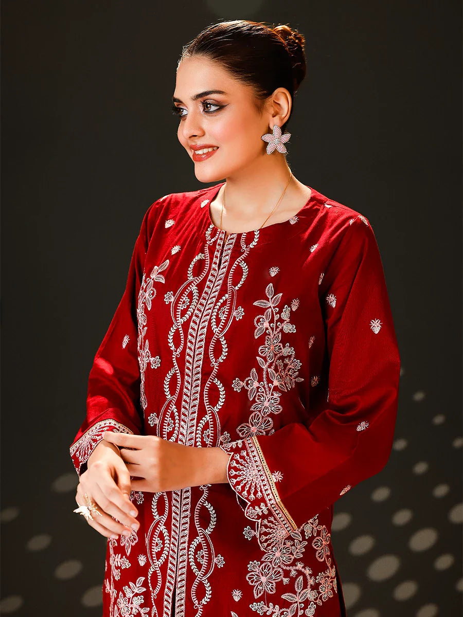 Salitex Women Embroidered Cambric 2 Piece Suit WRS3BA24AL32 - Summer Collection