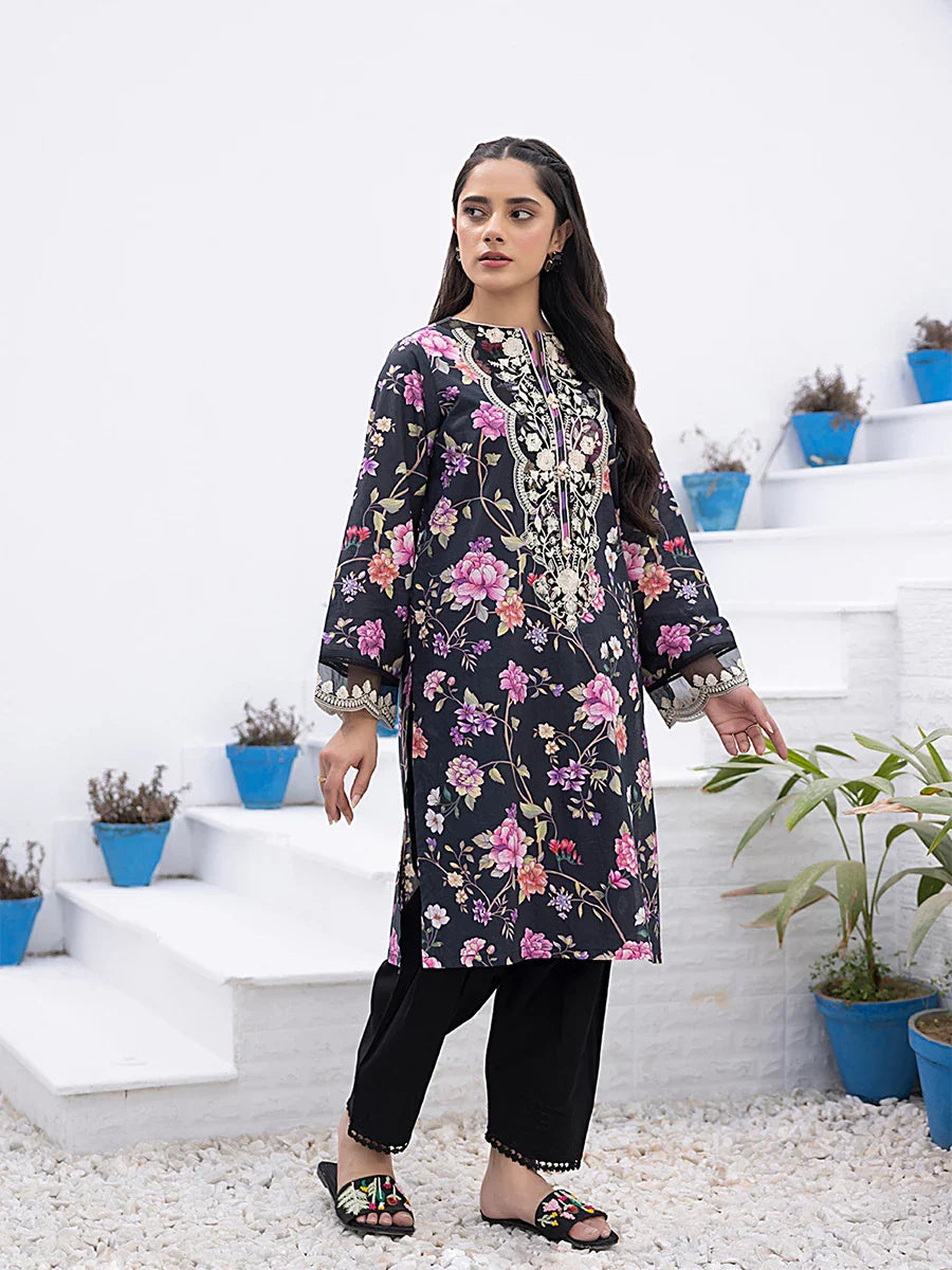 Salitex Women Printed Cambric 1 Piece Shirt SPL1PEE006 - Summer Collection