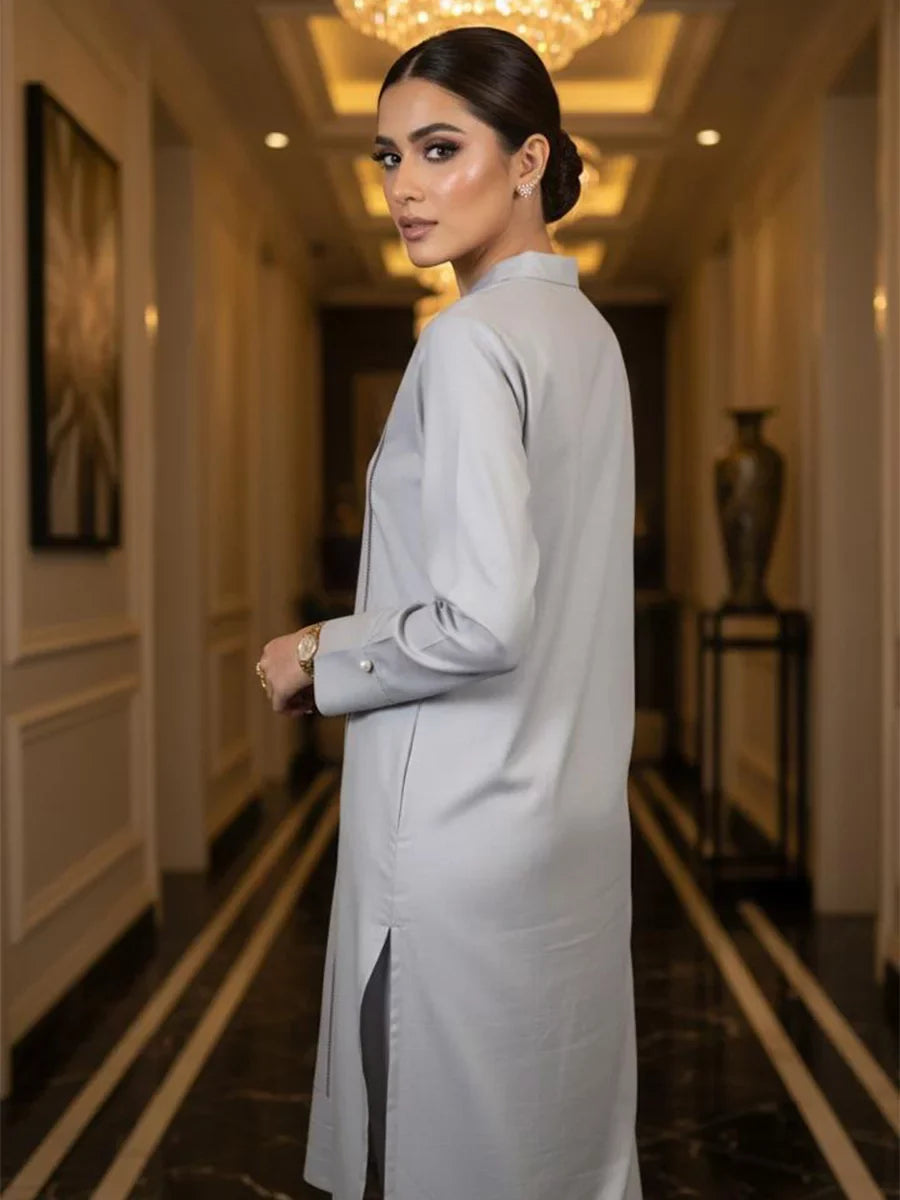 Salitex Women Solids Dobby 2 Piece Suit SPW6BS122 - Summer Collection