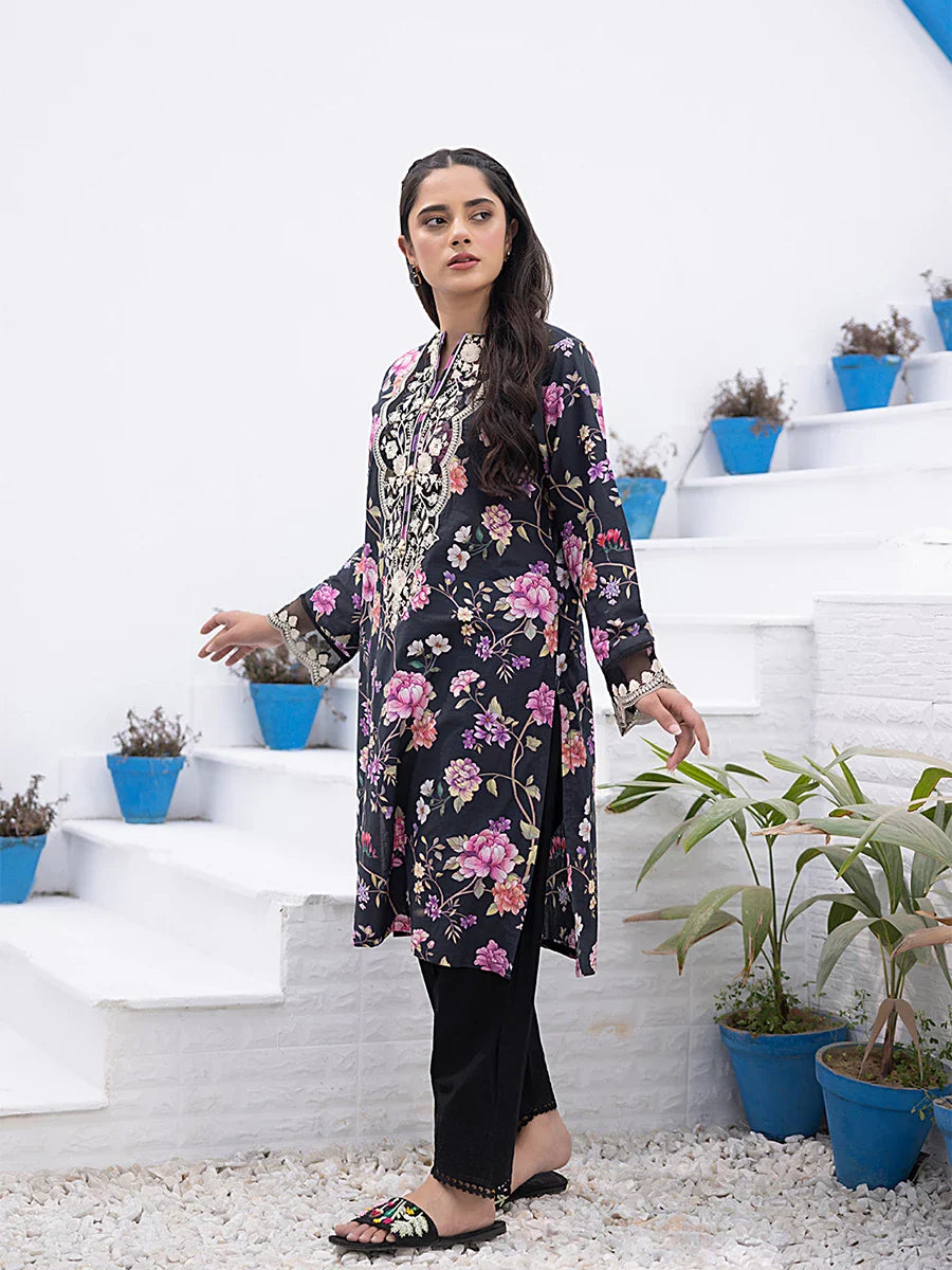 Salitex Women Printed Cambric 1 Piece Shirt SPL1PEE006 - Summer Collection