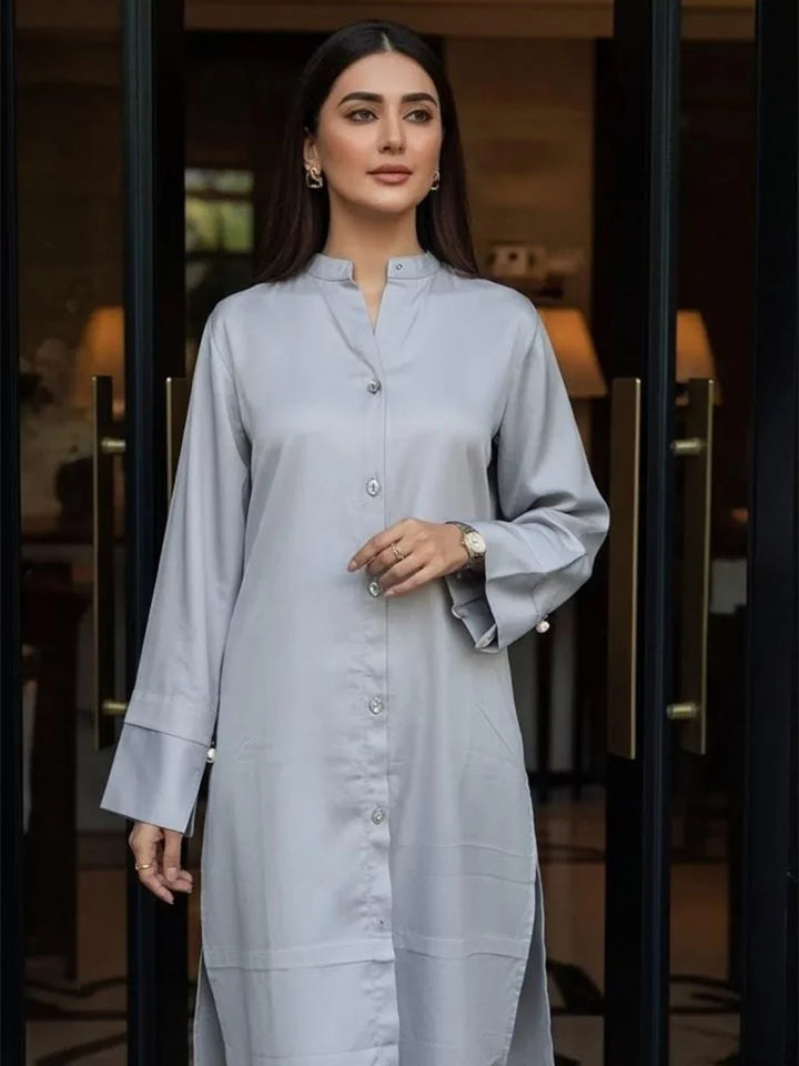 Salitex Women Solids Dobby 2 Piece Suit SPW6BS122 - Summer Collection