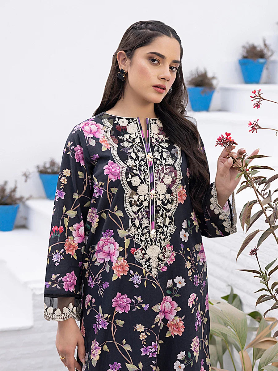 Salitex Women Printed Cambric 1 Piece Shirt SPL1PEE006 - Summer Collection
