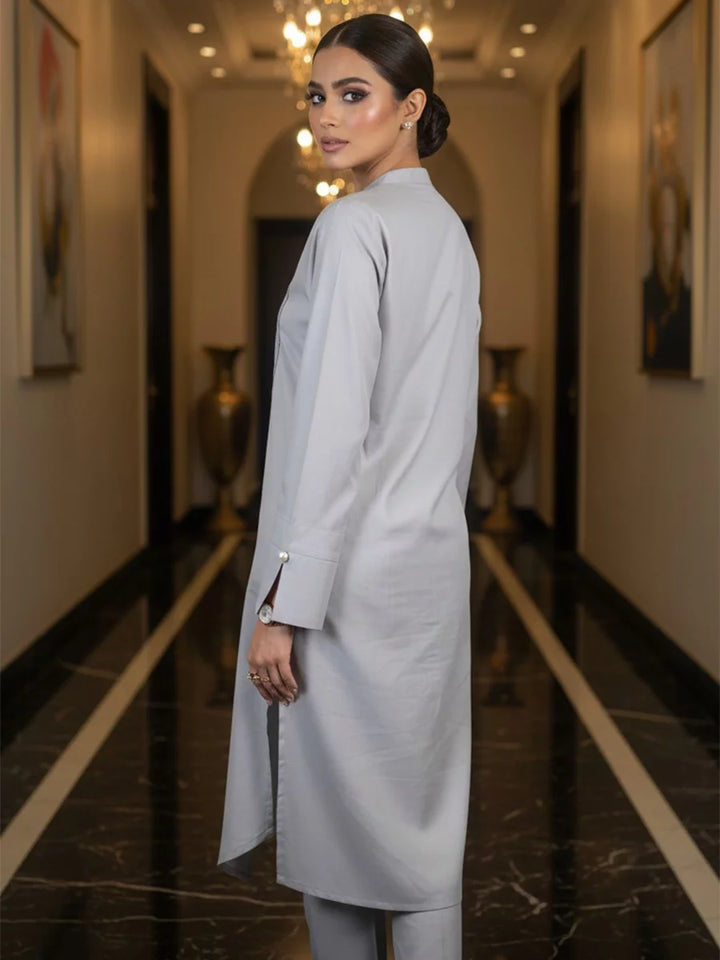 Salitex Women Solids Dobby 2 Piece Suit SPW6BS122 - Summer Collection