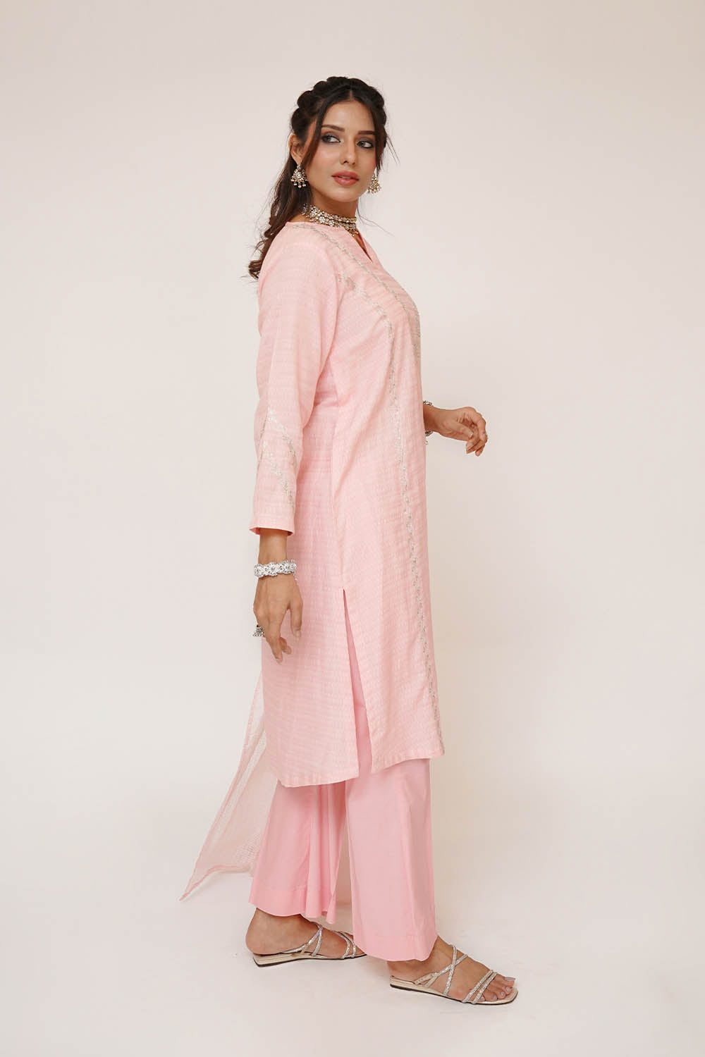 Senorita Women RTW Embroidered Dobby Cotton 3 Piece Suit LBD-03419 Eid Collection