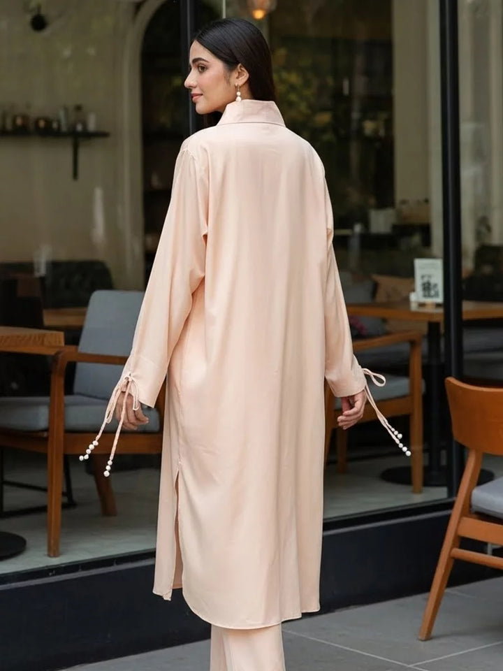 Salitex Women Solids Dobby 2 Piece Suit SPW6BS121 - Winter Collection