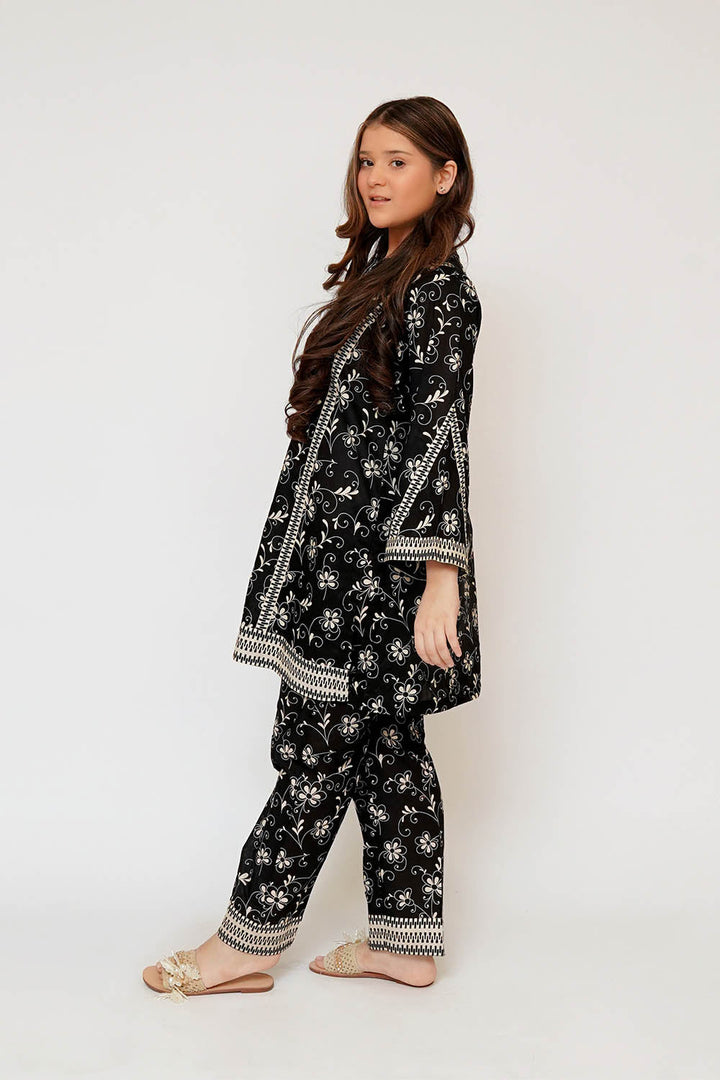 Senorita Girls RTW Printed Lawn Cotton 3 Piece Suit GAD-03462 Eid Collection