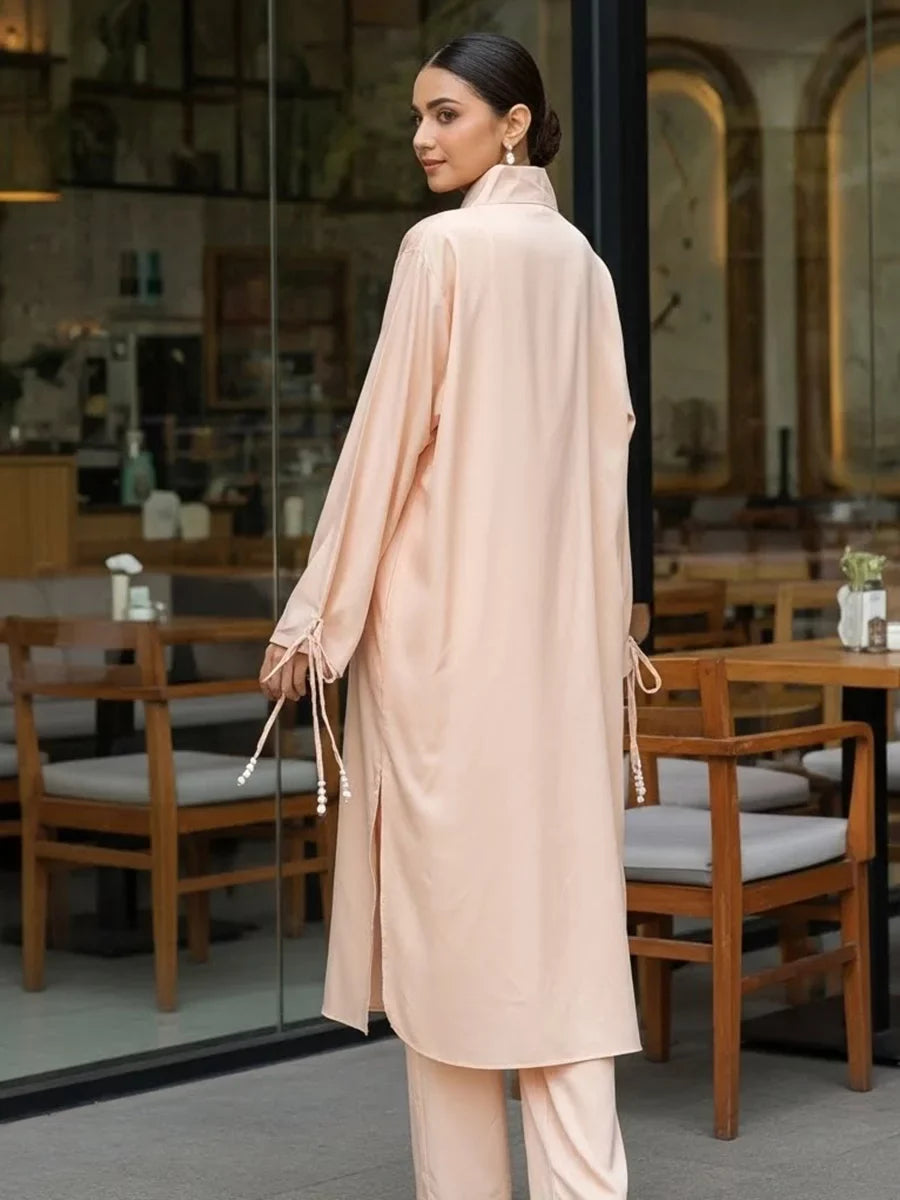 Salitex Women Solids Dobby 2 Piece Suit SPW6BS121 - Winter Collection