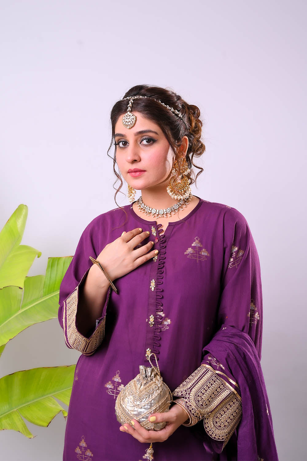Senorita Women RTW Embroidered Jacquard 3 Piece Suit LBD-03341 Eid Collection