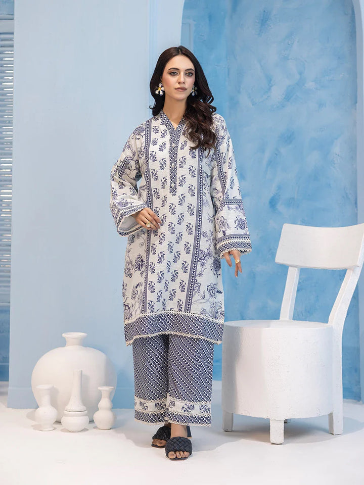 Salitex Women Printed Khaddar 2 Piece Suit WRTBA24AL201 - Winter Collection
