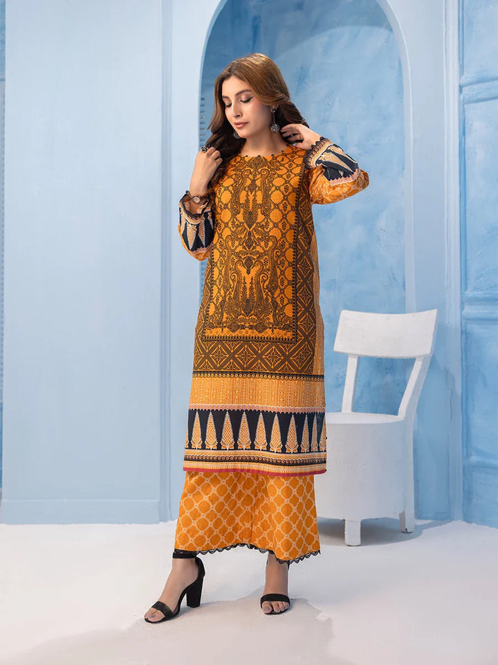 Salitex Women Printed Khaddar 2 Piece Suit WRTKBA24AL108 - Winter Collection