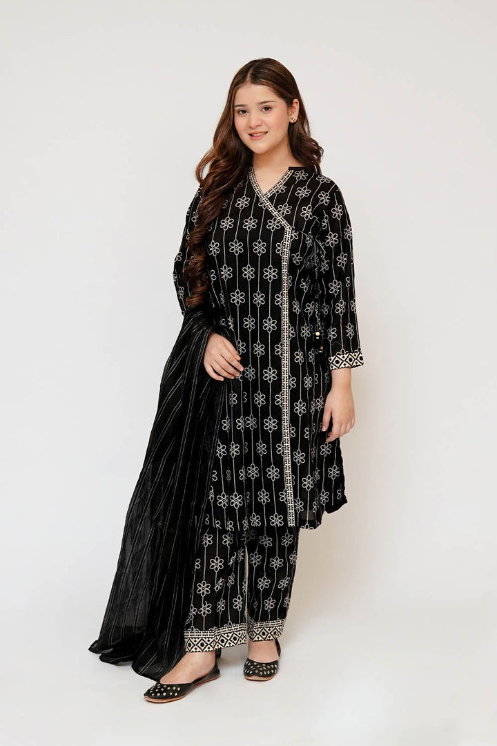 Senorita Girls RTW Printed Lawn Cotton 3 Piece Suit GAD-03460 Eid Collection
