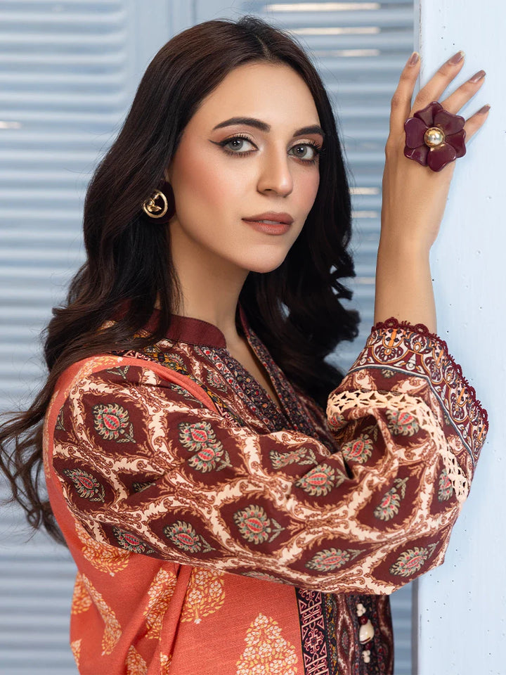 Salitex Women Printed Khaddar 2 Piece Suit WRTKBA24AL156 - Winter Collection