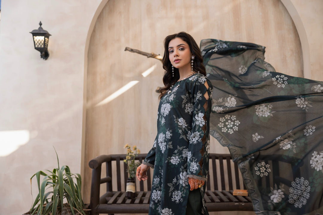 Printed Perfection by Waresha RTW Printed Lawn 3 Piece Suit Rooh-e-Gul Festive Collection