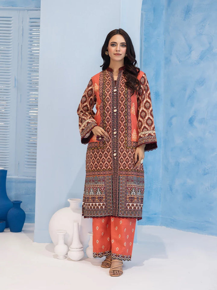 Salitex Women Printed Khaddar 2 Piece Suit WRTKBA24AL156 - Winter Collection