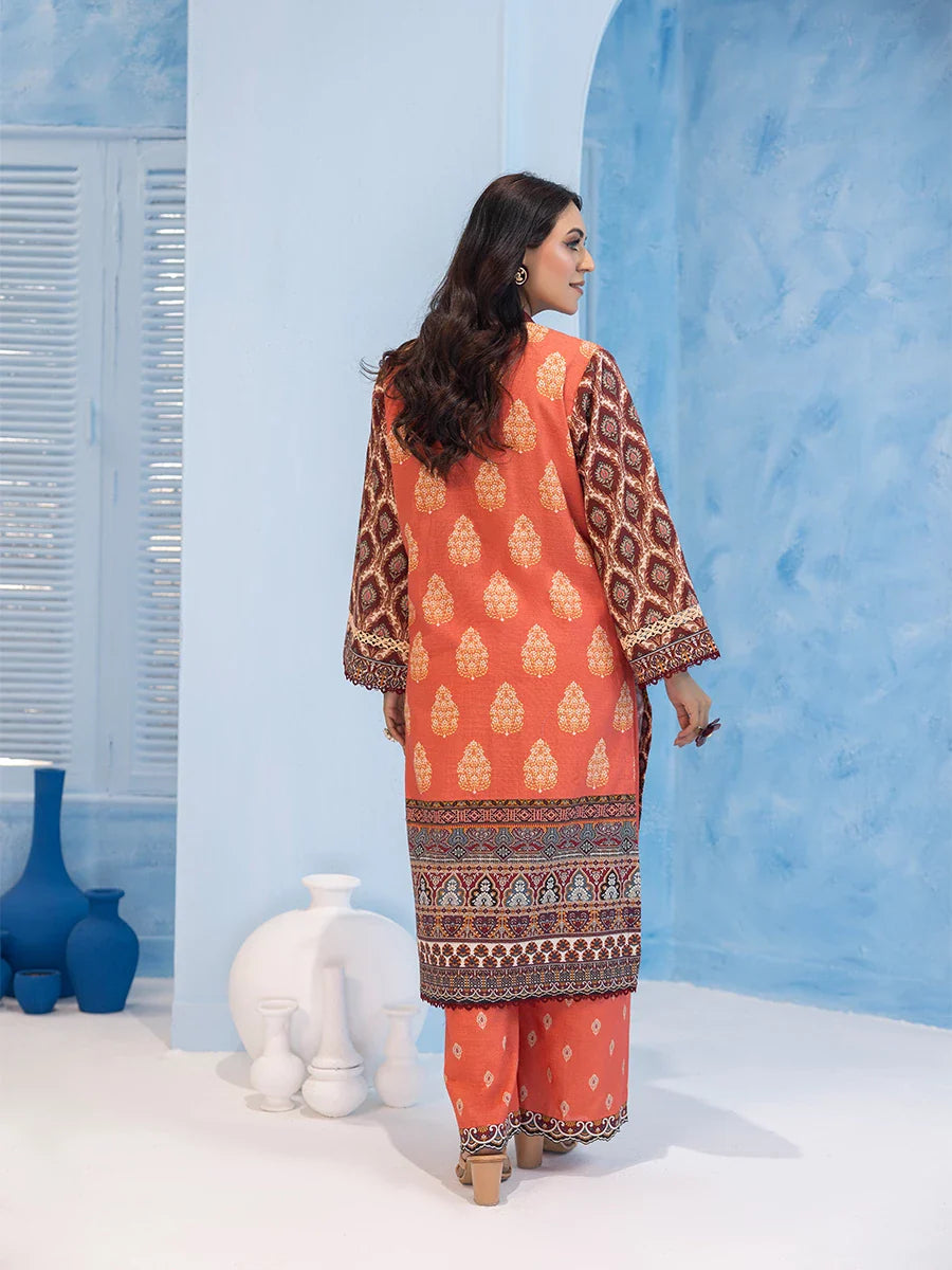 Salitex Women Printed Khaddar 2 Piece Suit WRTKBA24AL156 - Winter Collection