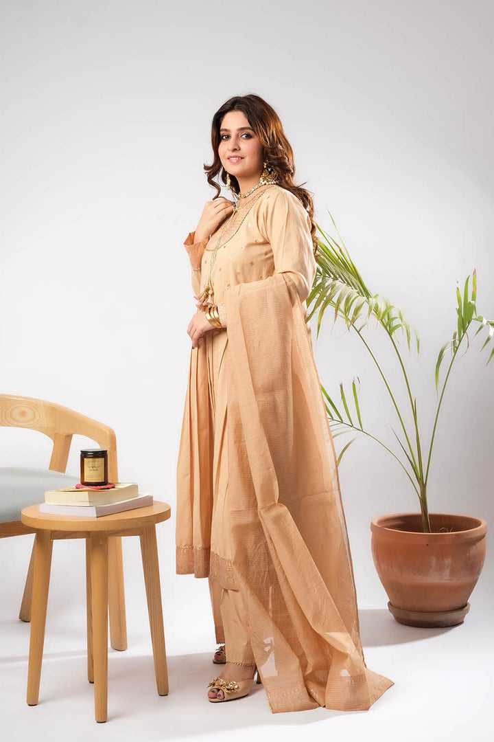 Senorita Women RTW Solids Cotton 3 Piece Suit LBD-03393 Eid Collection