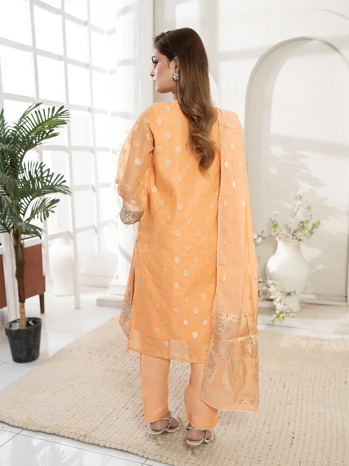 Salitex Women Embroidered Jacquard 3 Piece Suit EUAL3PEF235 - Summer Collection